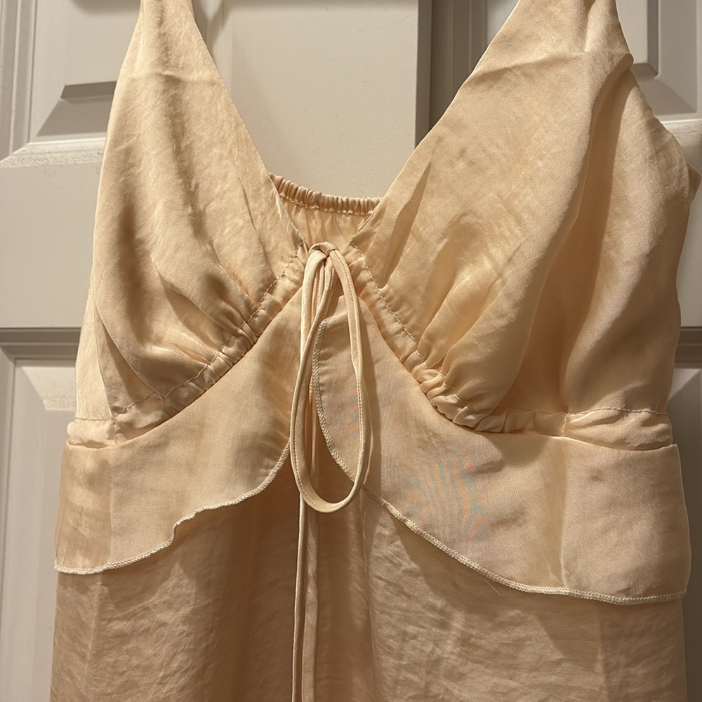 Everyday Ritual Isabelle Babydoll Dress In Abalone. - Picture 2 of 6